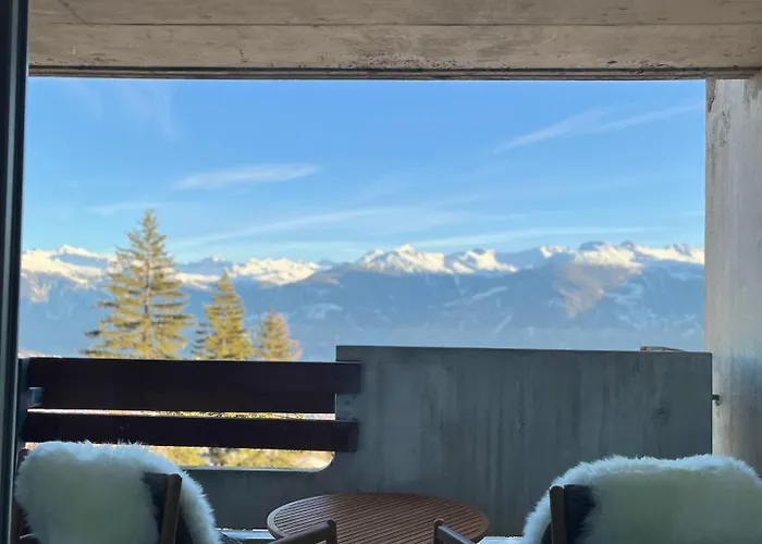 Elegant Renove Avec Vue A * Anzere