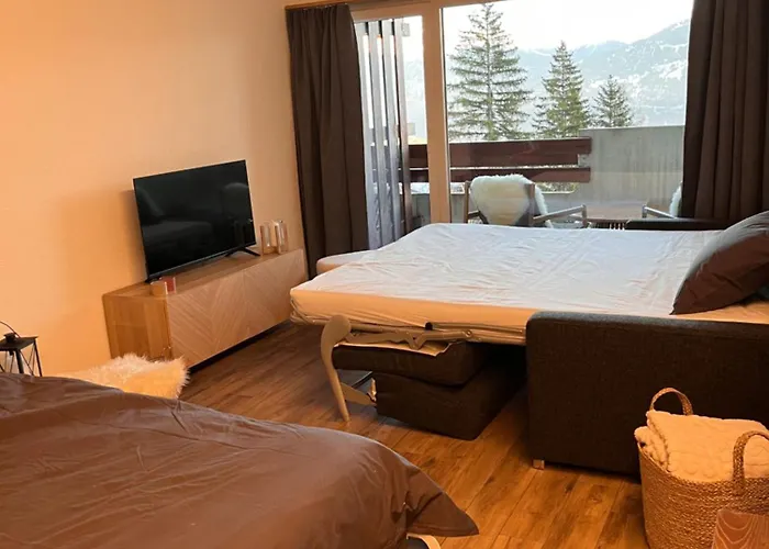 Elegant Renove Avec Vue A Apartment Anzere